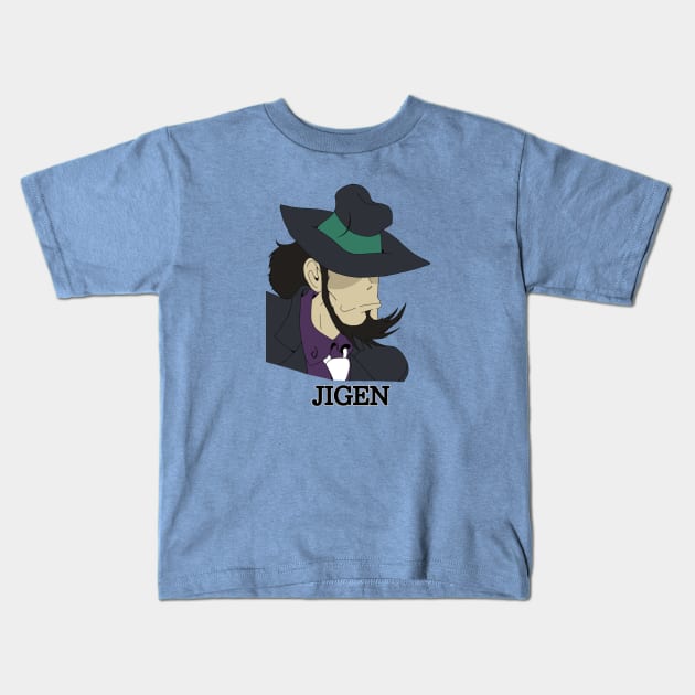 Diasuke Jigen Kids T-Shirt by Beck’s Randoms